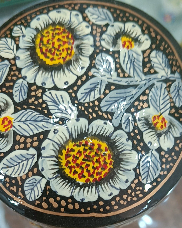 Paper Mache Tea Container