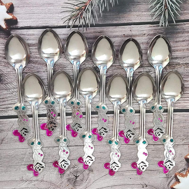 Stainless Steel Spoon Set Of 12